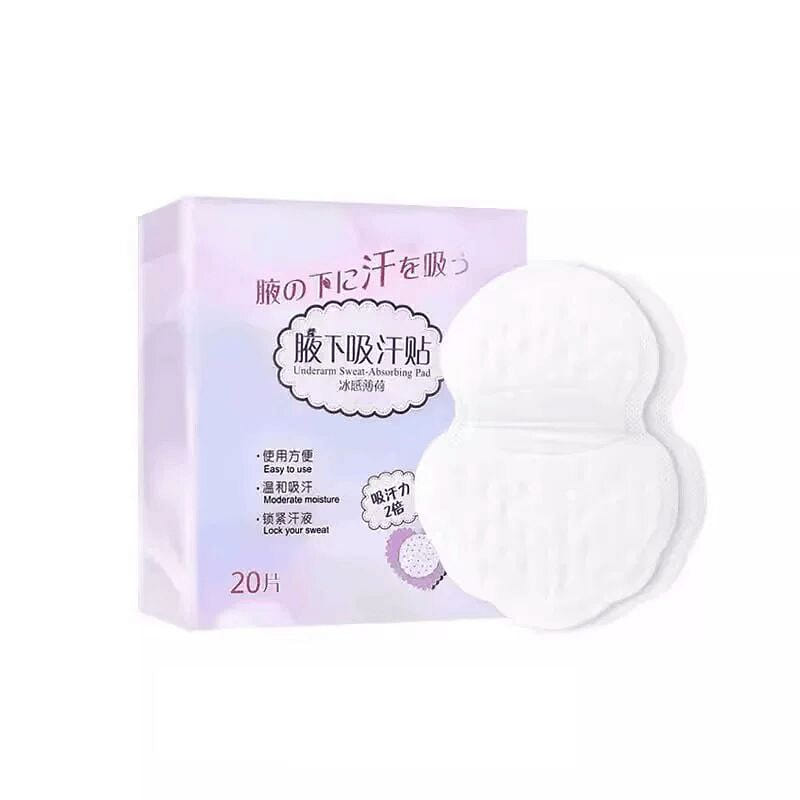 SUMI Underarm Invisible Thin Sweat Pads Mint20-PCS 1 box