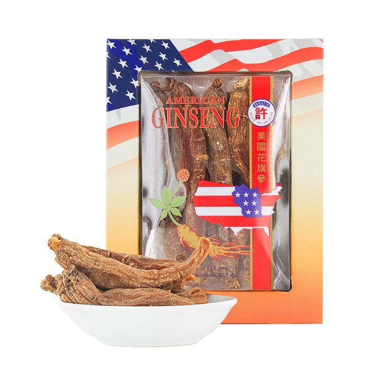 Hsu American Red Ginseng ExtraLarge 4oz 5-year-old