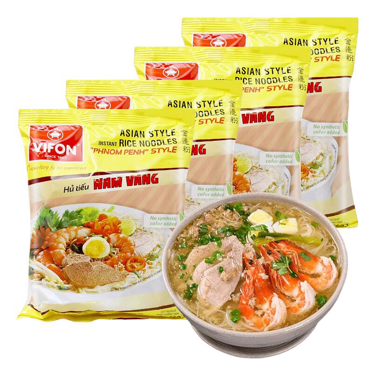 Hủ Tiếu Nam Vang "Phnom Penh" Vifon 4 gói