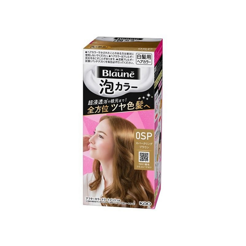 花王 ブローネ 泡カラー 0SP スパークリングブラウン 108ml 新旧パッケージランダム 1 個