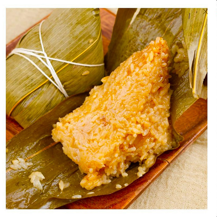 Hand-Made Salted Egg York and Pork Belly Zongzi with 2 pieces