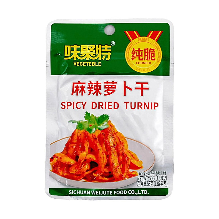 味聚特麻辣萝卜干53g*1袋 1 包