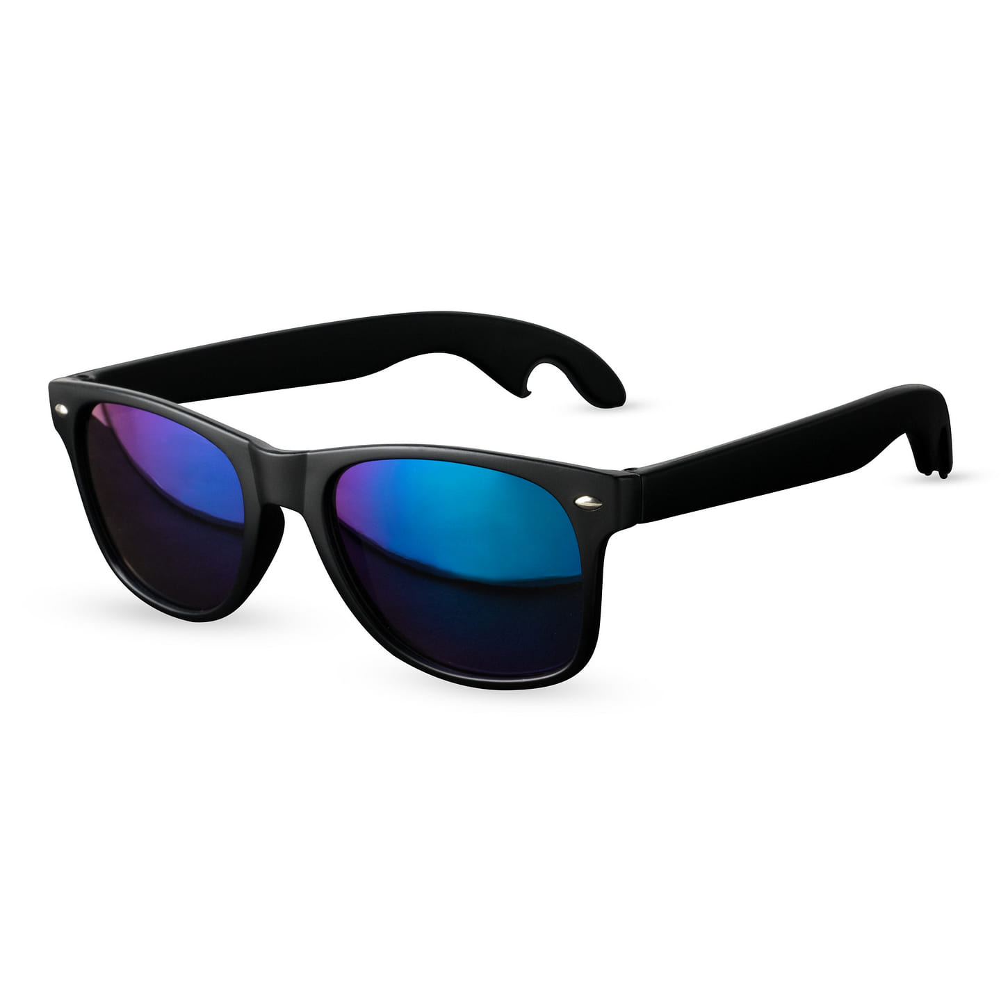 Matte Black with Olivine Lense Bottle Opener Sunglasses by F 1 each