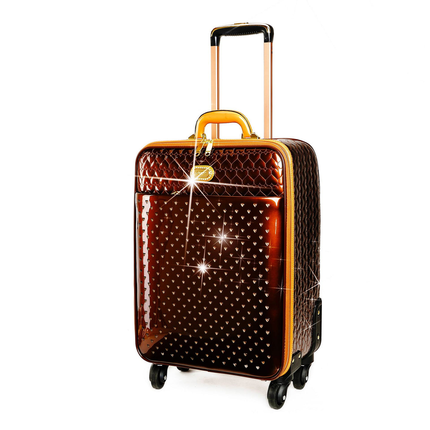 Starz Art Retro Light Weight Highend Spinner Luggage Burgundy [RZL8899-BG] 1 each