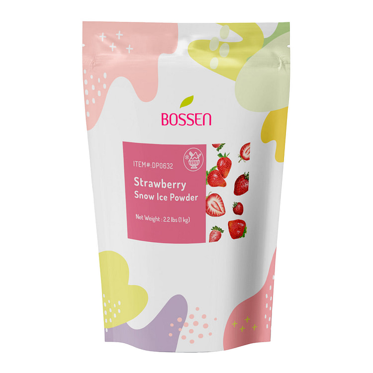Bossen Strawberry Snow Ice Powder 2.2 lb Bag