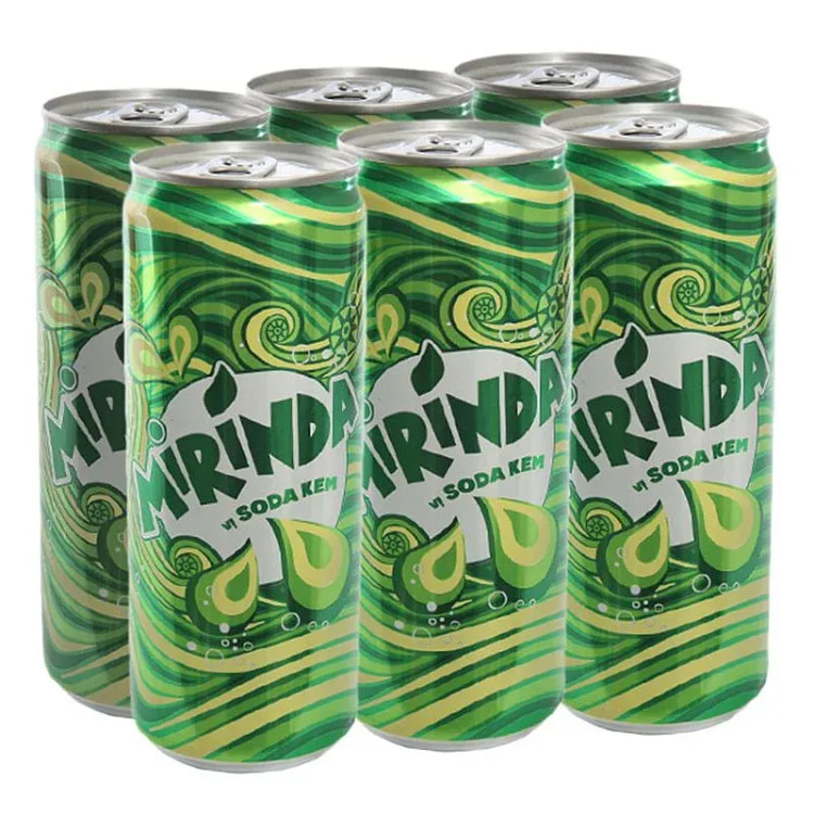 MIRINDA SODA CREAM FLAVOR 6 CAN X 10.82 OZ
