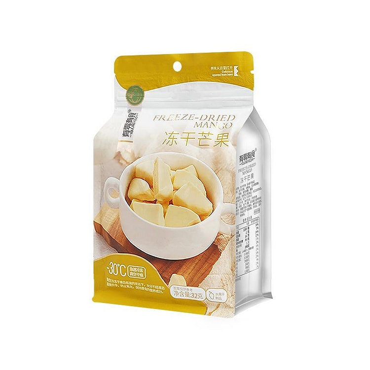 有零有食 冻干芒果 96 克