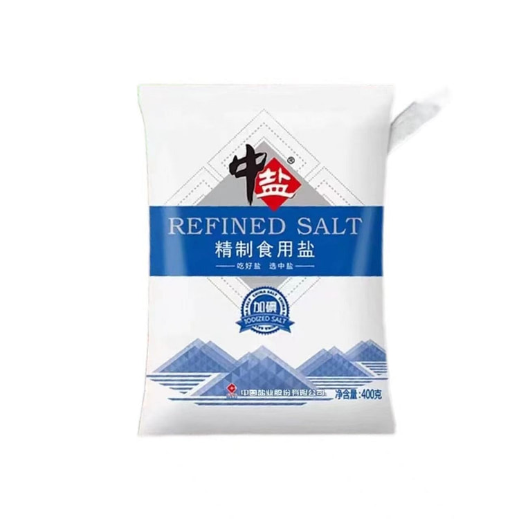 Medium salt refined edible salt 400 g * 1 bag