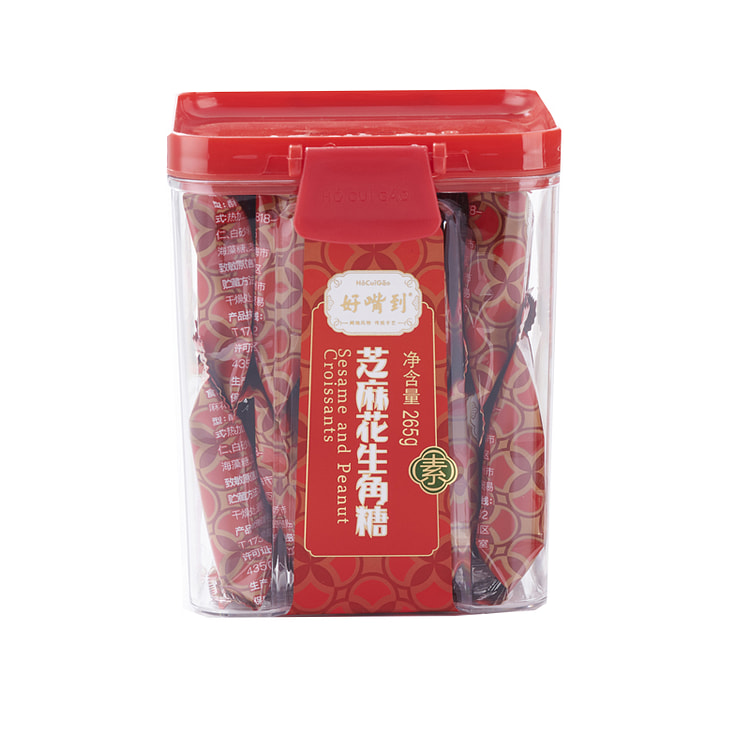 好嘴到芝麻花生角糖265g*1罐