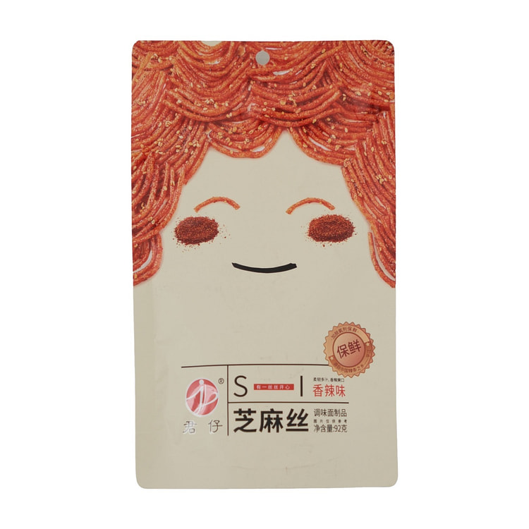 君仔92克芝麻丝（香辣味） 1 份