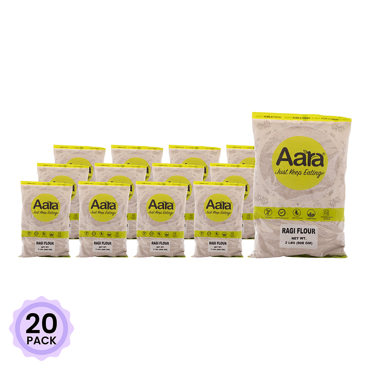 Aara 印度红小米粉 2 磅*20 包