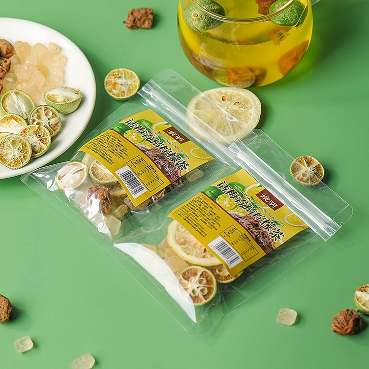 Plum green orange lemon tea 30g*1 small bag