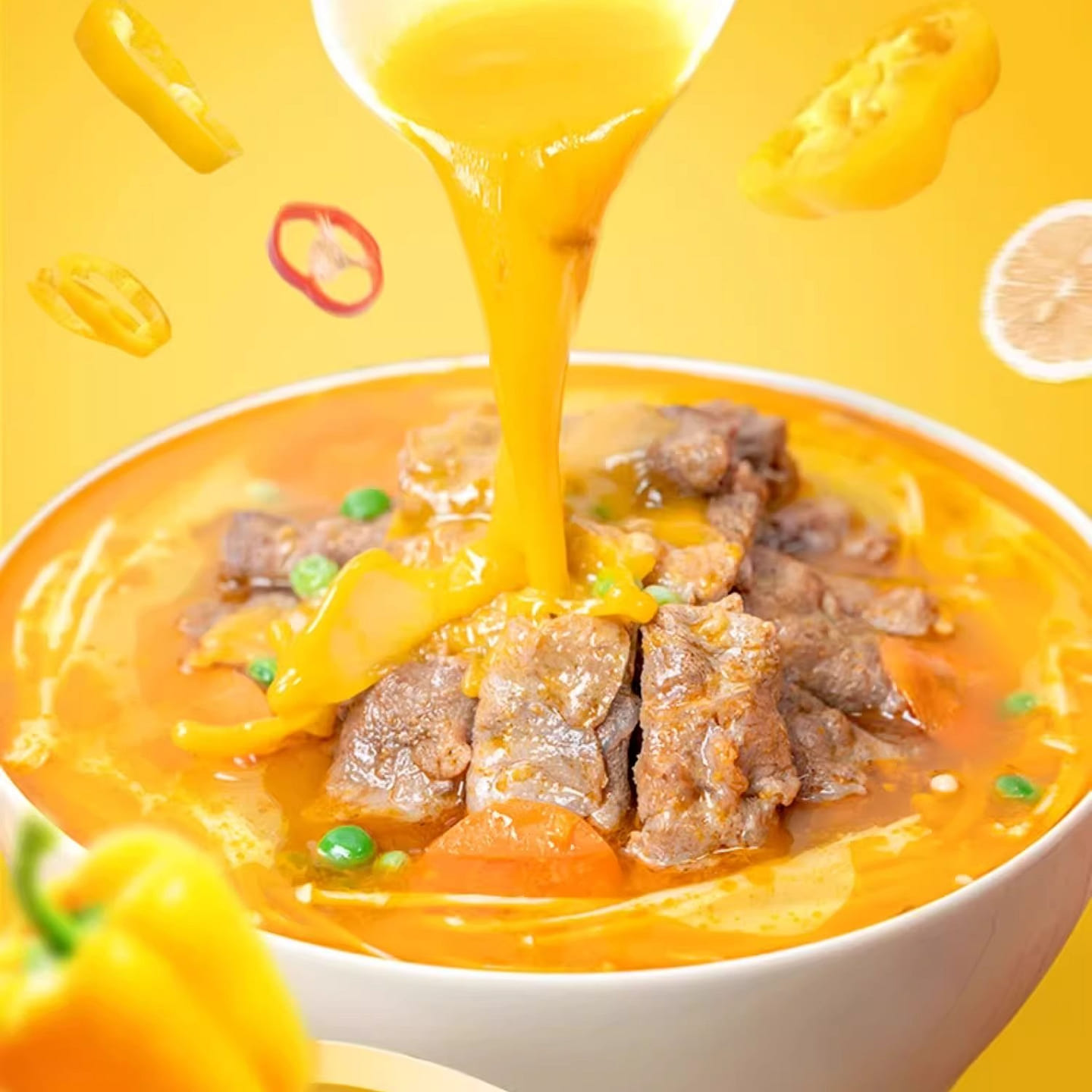 Sour soup beef seasoning 120g*5 600 g