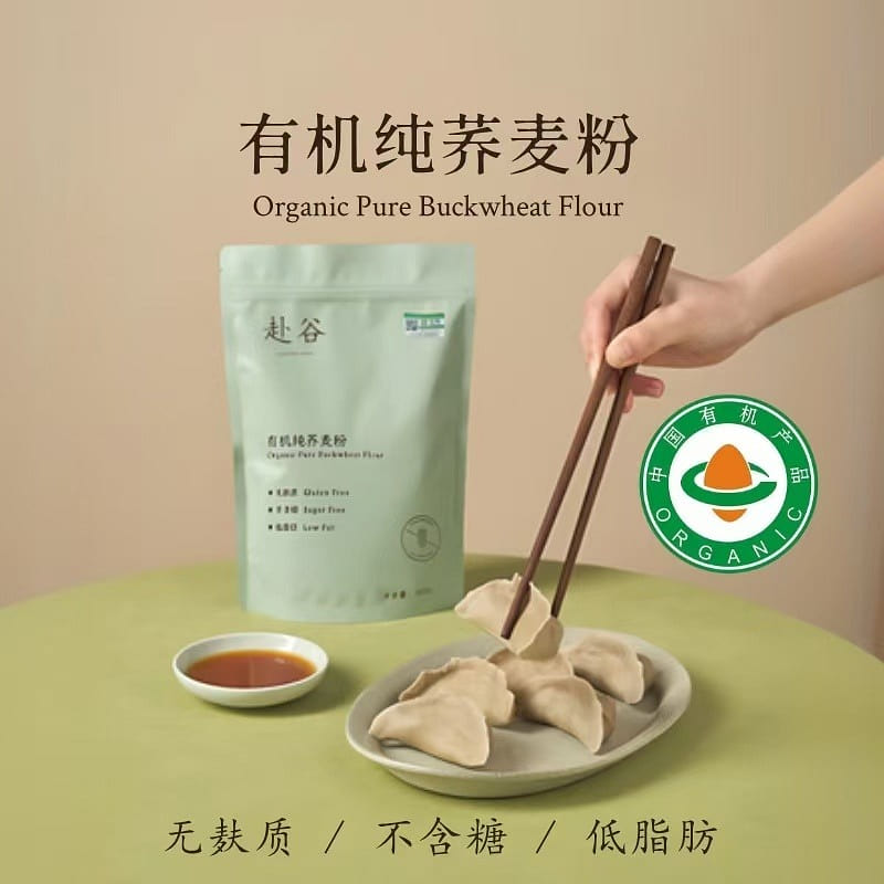 Organic pure buckwheat flour without sugar*500g 1 pack