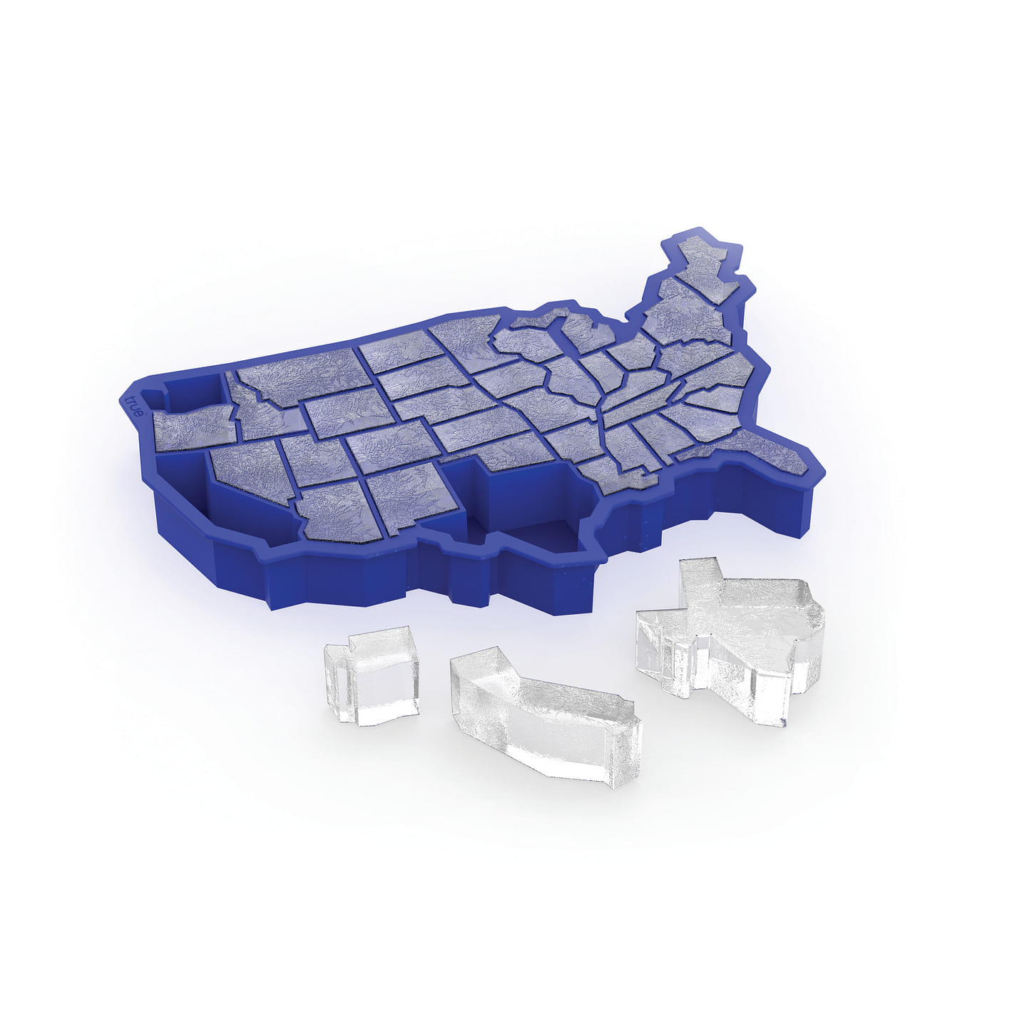 U Ice of A™ Ice Blue Silicone Cube Tray by TrueZoo 1 each
