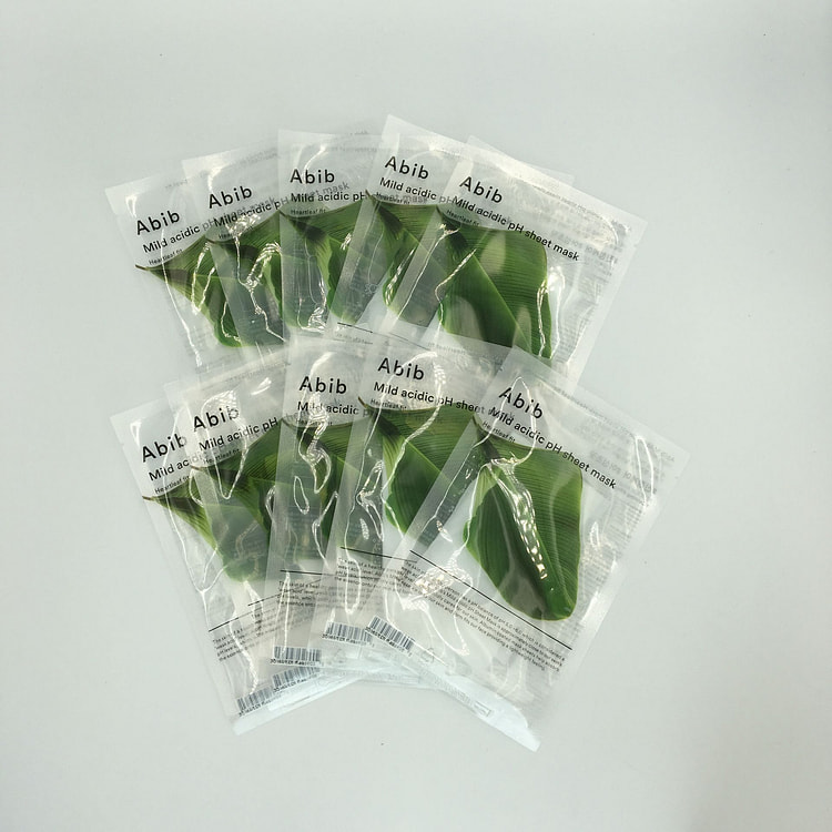Abib Mild Acidic pH Sheet Mask Heartleaf Fit 10ea