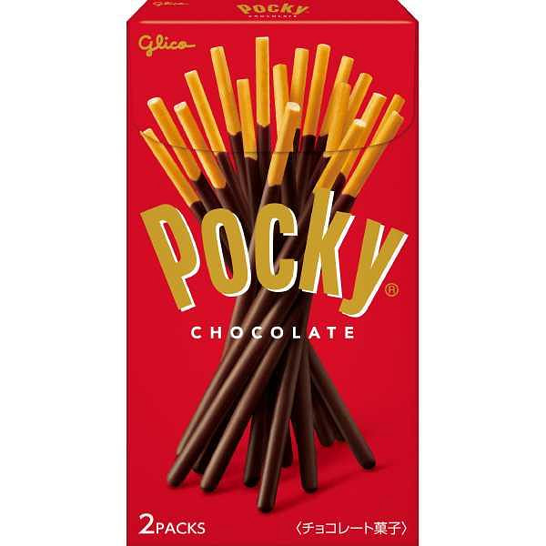Glico Pocky Chocolate Bar Biscuits 2pcs 1 each