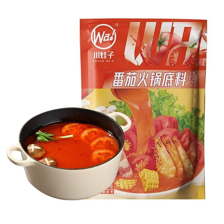 Chuanwazi Tomato Hot Pot Soup Base 220g 1 pack