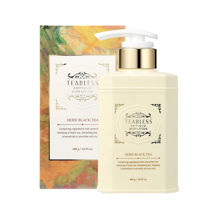 Antique Body Lotion Herb Black Tea 480g 480 g