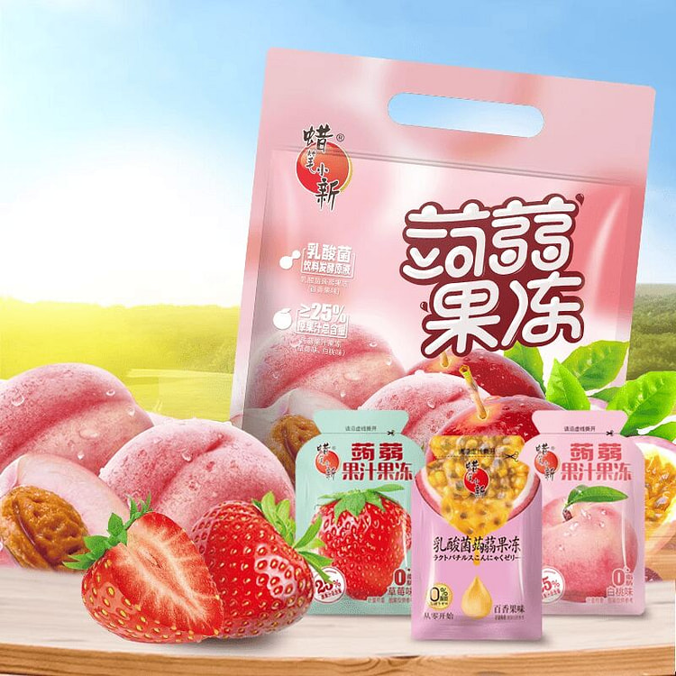 蜡笔小新1.1kg蒟蒻果冻乳酸菌果冻 1100 克