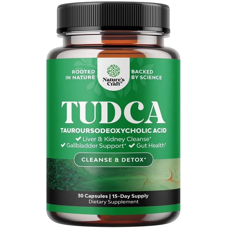 Nature's Craft 500mg TUDCA Liver Support 1 pack