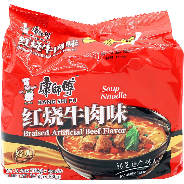 康师傅牛肉汤面 1箱30包