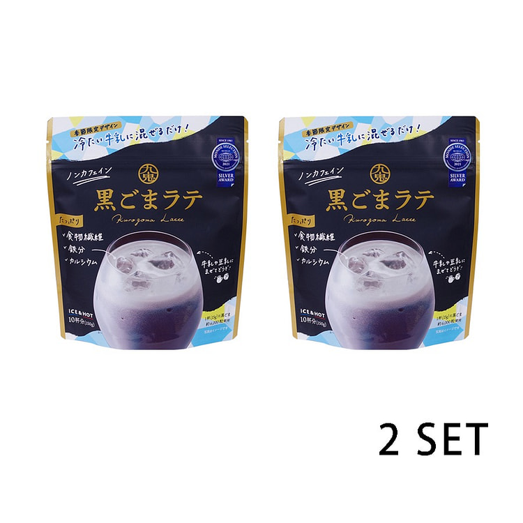 九鬼黑芝麻拿铁粉 微甜 速溶即饮无咖啡因150g*