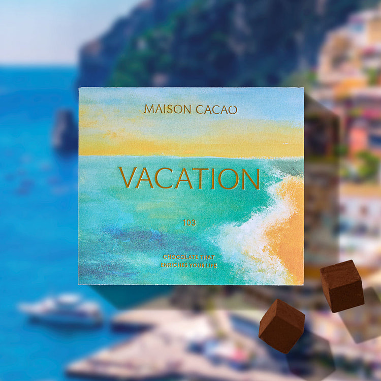 メゾンカカオ 生チョコレート"VACATION / レモンオリーブ" 16粒入 1 箱