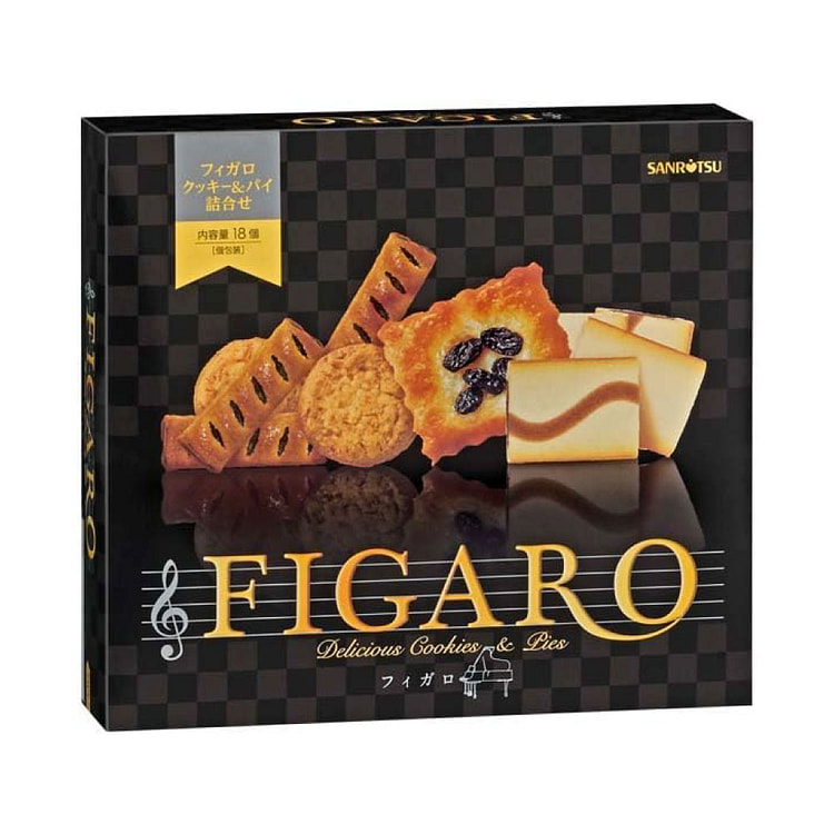 三立制菓 FIGARO 多重奏综合饼干礼盒 18枚 1 盒