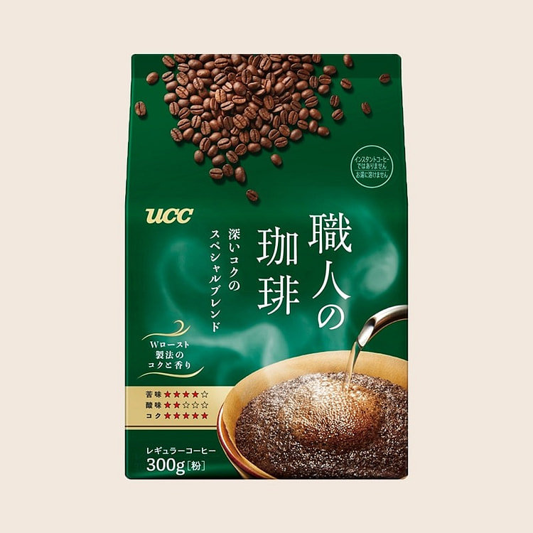 【日本直邮】UCC 職人咖啡 深厚口感特调混合 300克（粉）
