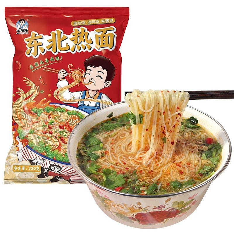 Jin Shun Lang Savory Hot Noodles 320g*1 bag 320 g