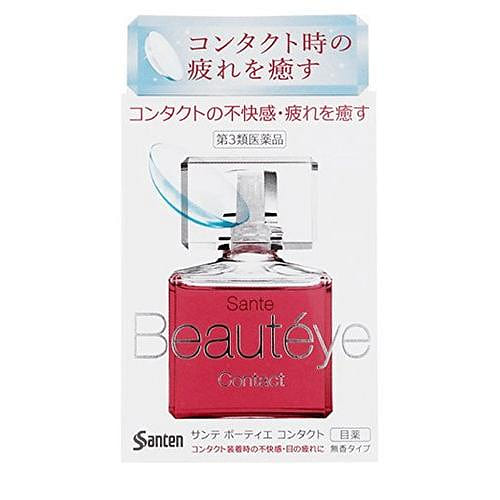 Santen Beauteye Eye Drops-Naked eyes/Contact lens 12 ml