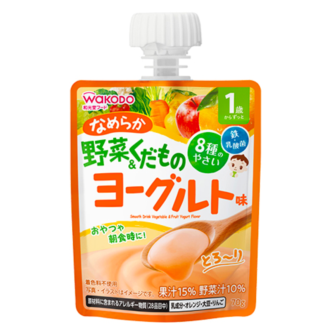 Wakodo MY Jelly Drink Veg & Fruit Yogurt 70g 1 count