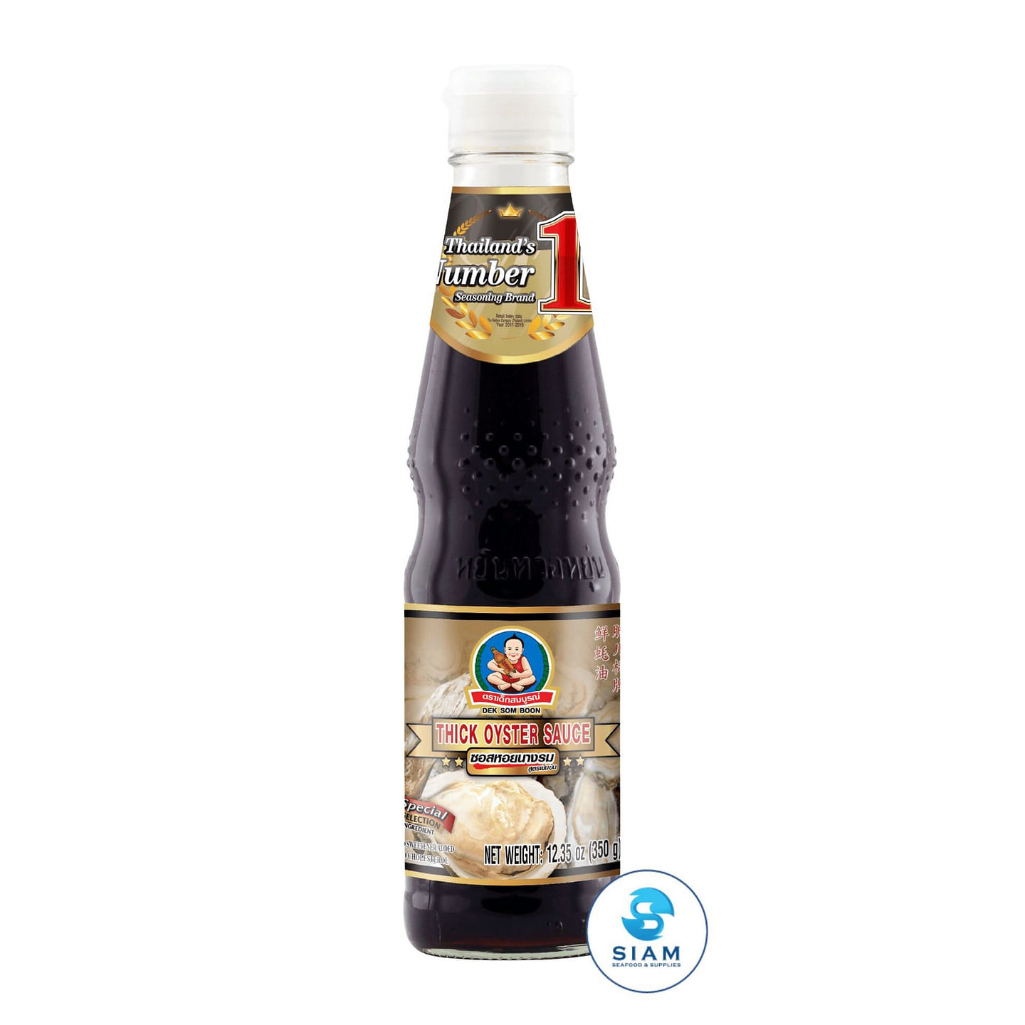 DEK SOM BOON Thick Oyster Sauce 350g 12.35 oz