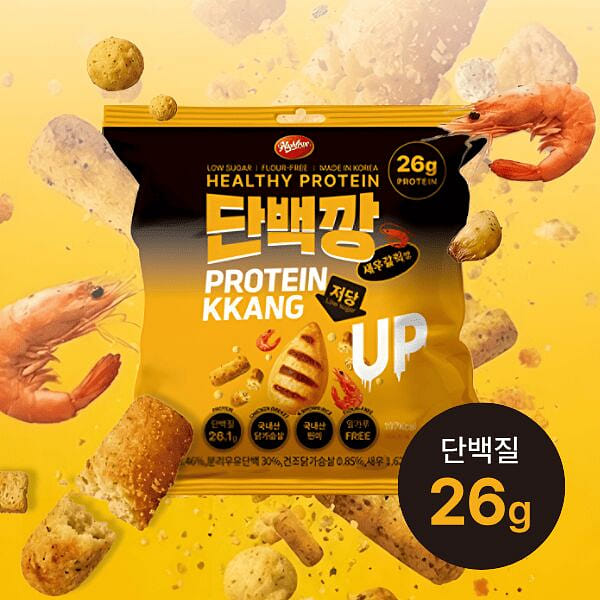 Low Carb Diet Protein Snack Garlic Shrimp Chips 50 g