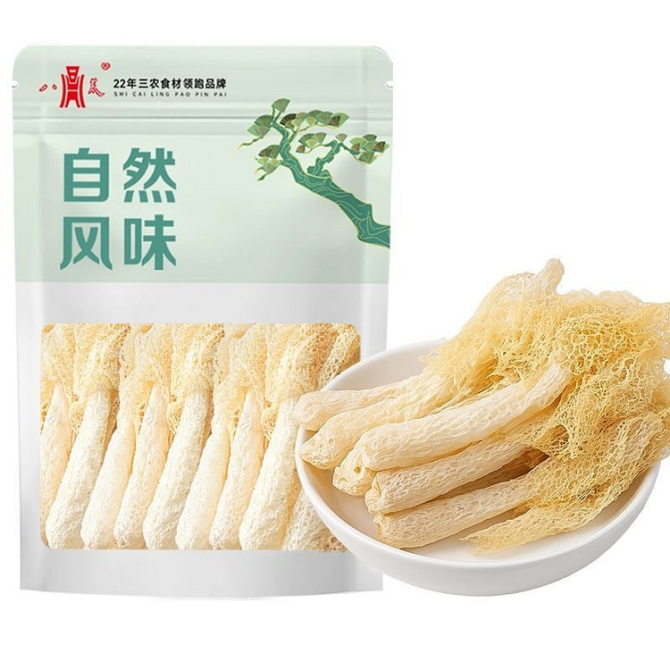 竹荪无硫干货净重特产长裙竹荪家用火锅煲汤食材年货 20 克