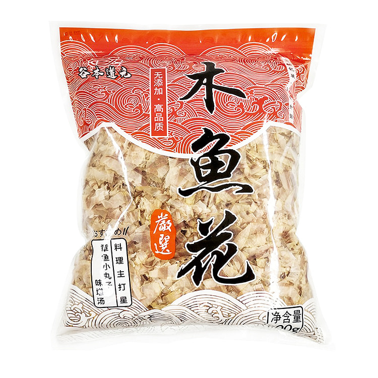 谷本道元 木鱼花干木鱼丝柴鱼片日式章鱼烧小丸子材料 100g*1包