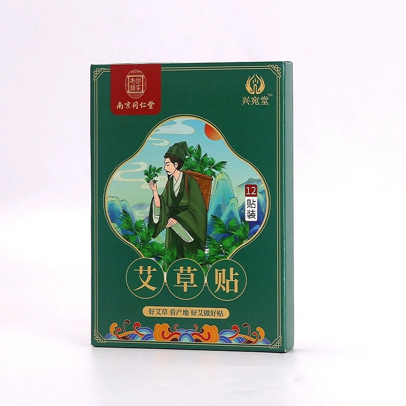 Wormwood Moxibustion Moxa Warm Patch for Knees 12 count