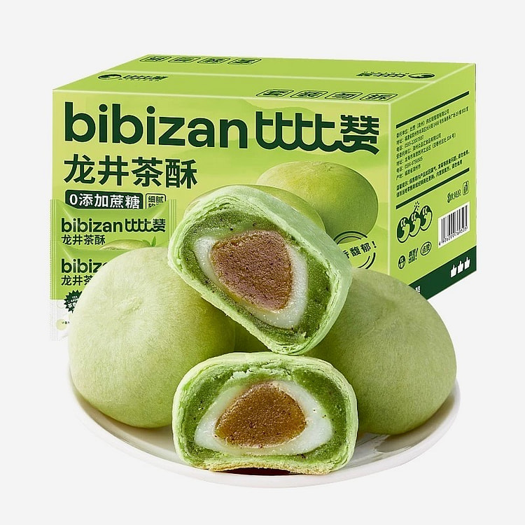 比比赞 龙井茶酥 6枚装一箱