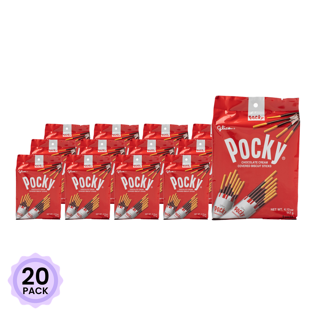 ポッキー① Glico ポッキー チョコレート味 9パック 117 グラム*20 パック - Weee!