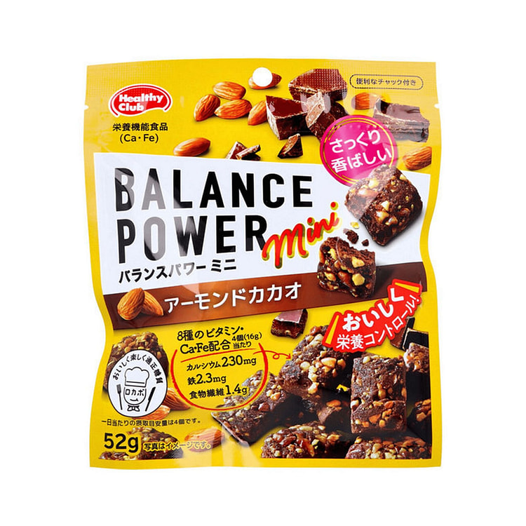 滨田制果 营养平衡饼干迷你装 杏仁可可味 52g 1 份