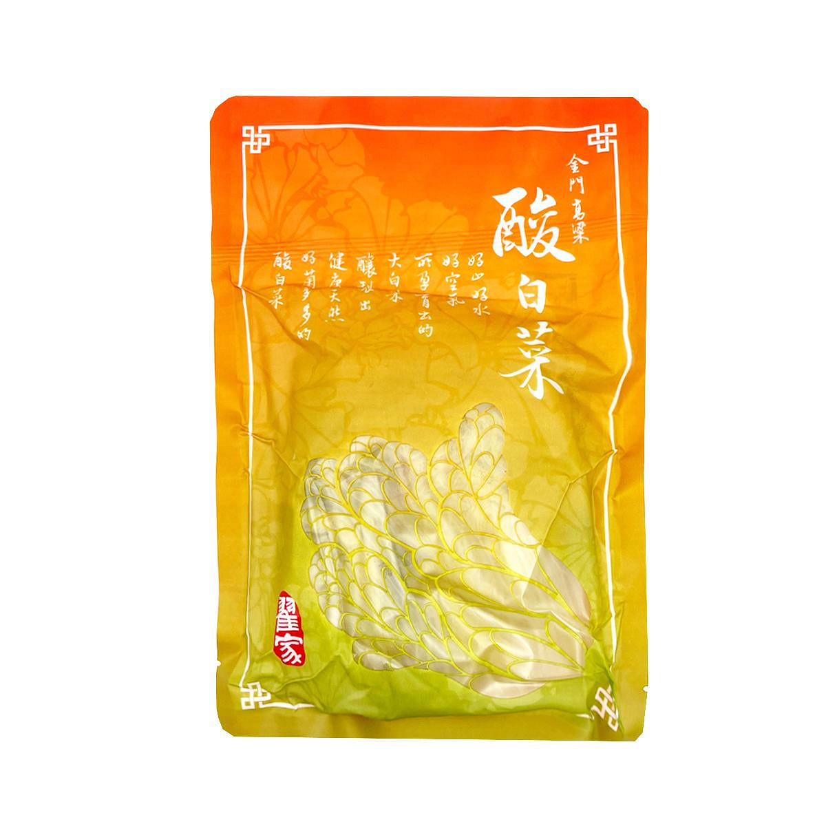 台湾【翟家】金门高粱酸白菜 600 克