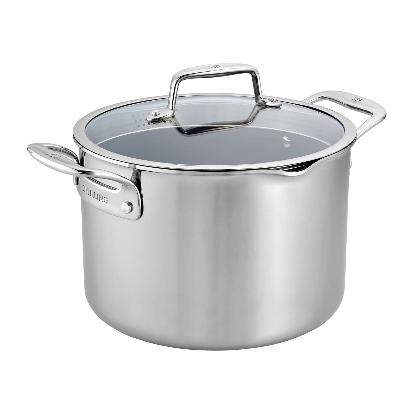 ZWILLING Clad CFX 8-qt Stainless Steel Ceramic Nonstick Stock Pot 1 each