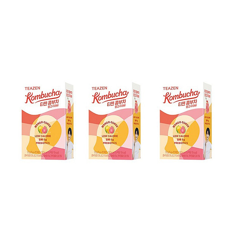 韩国 TEAZEN 康普茶3盒30支 芒果番石榴