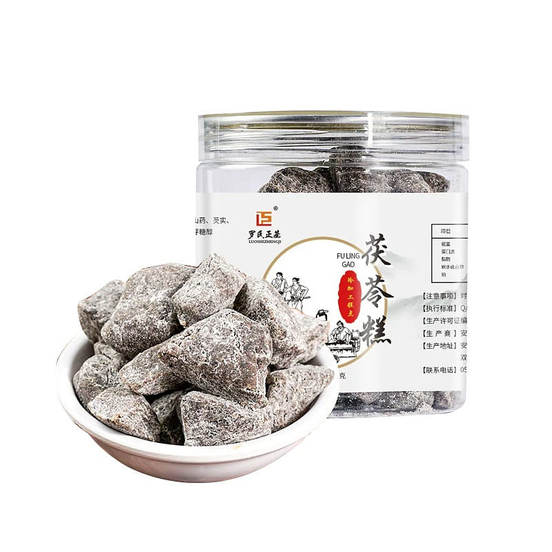 Luoshizhengji Poria Cake Yam-Gorgon Instant Snack 250 g