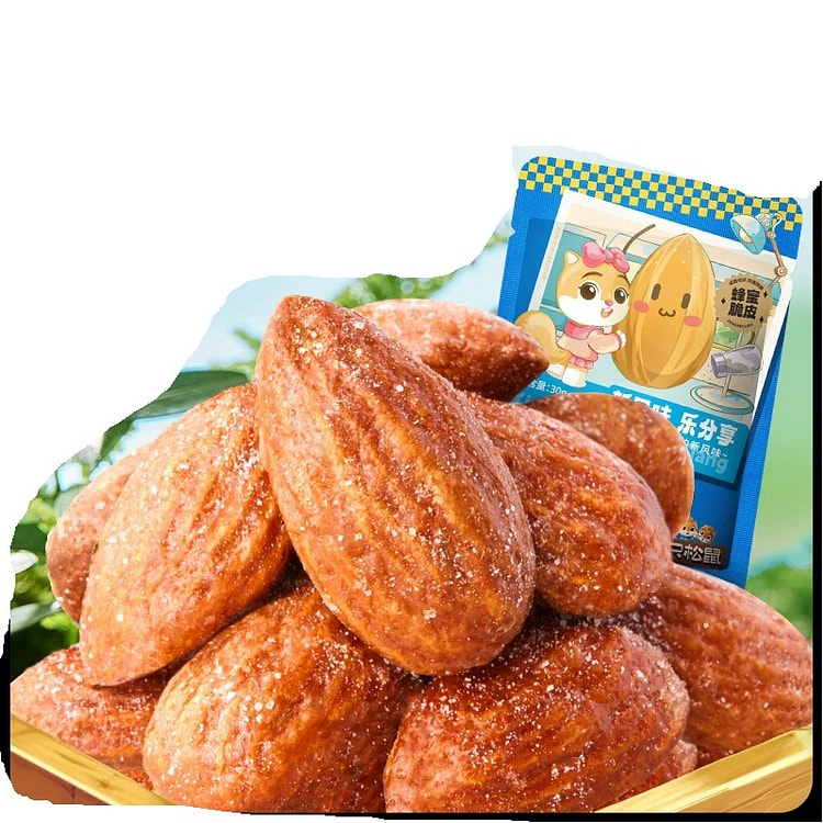 三只松鼠海盐巴旦木仁5袋 150 克