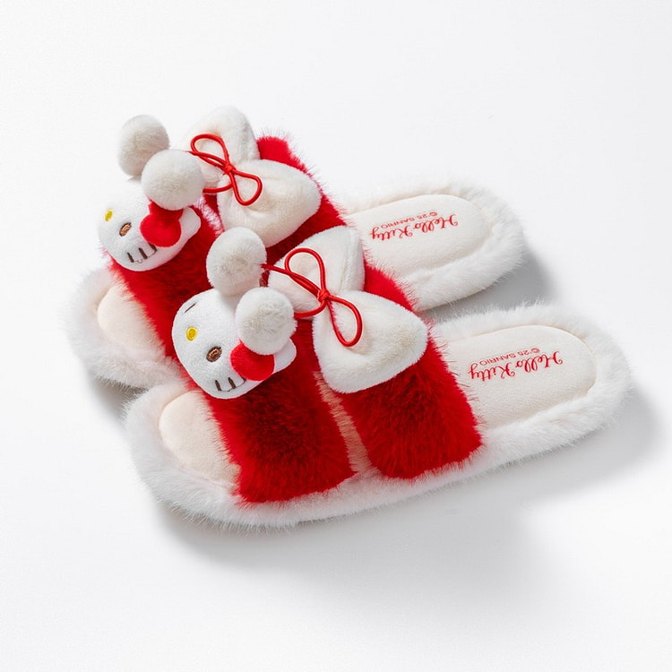 毛毛拖鞋 家居 棉拖鞋-凯蒂猫 36-37码 1 份