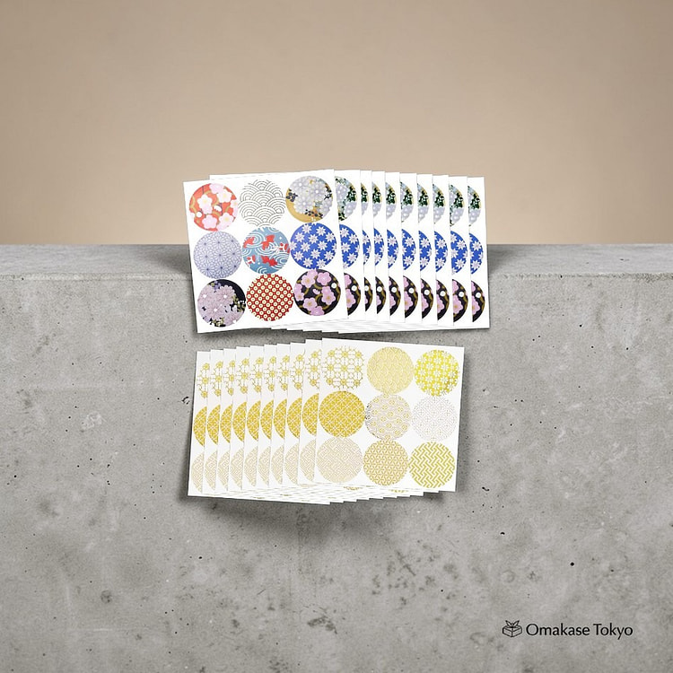 EdisonBrain 日式图案箔贴纸 180 张 136 克