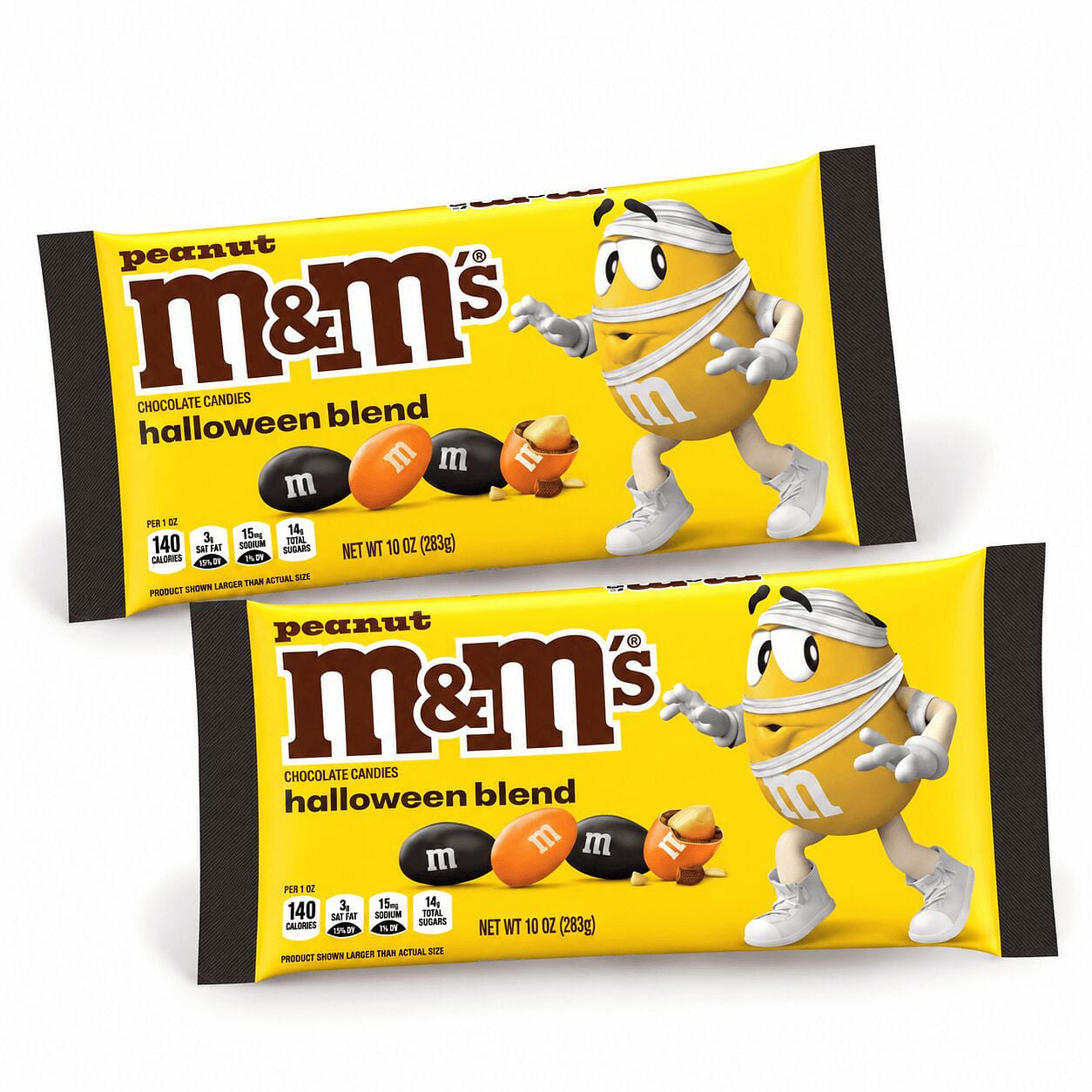 M&M’S Peanut Blend Halloween Candy 2 Pack 10 oz
