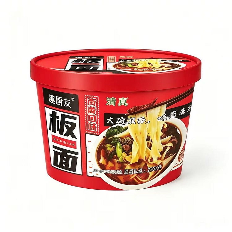 Anhui Board Noodles Spicy Beef Flavor 200g * Cup 200 g